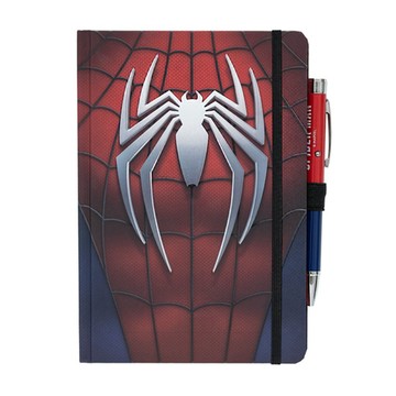【漫威】蜘蛛人戰服筆記本(附LOGO投射筆) / SPIDERMAN