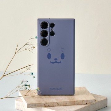 doudle studio豆豆表情純色矽膠SAMSUNG手機殼
