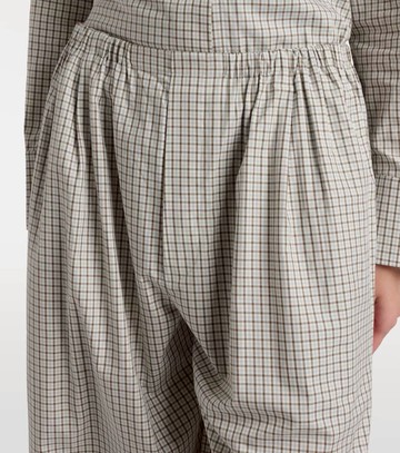 Proenza Schouler White Label Meadow checked cotton wide-leg pants