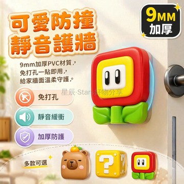 台灣出貨✨ 門把保護套 防撞貼 PVC 矽膠 卡通造型 免打孔 門擋 防刮傷 居家裝飾