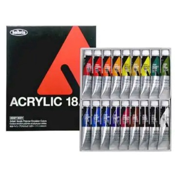 Holbein 日本 Holbein好賓重質壓克力顏料12ml 12色盒裝 AU7392