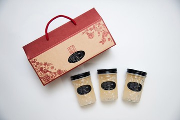 年節送禮 伴手禮【 慢燉平安幸福雪耳燉禮盒 】3入 植物燕窩 素食