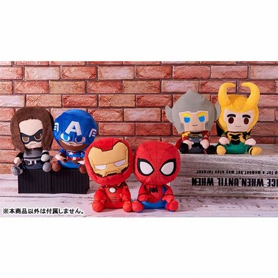匿名配送☆ クロスバディーズ マスクつき ぬいぐるみ スパイダーマン マーベル MARVEL クロスバディーズ / マスク付きぬいぐるみ Sサイズ 各種