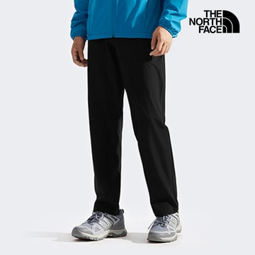 The North Face北面男款黑色DWR防潑水戶外徒步長褲｜81PQ4H0