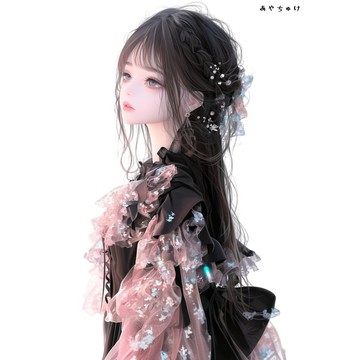 【3 月新款 1】07-0117-0023 人物貼紙 透明感穿搭
