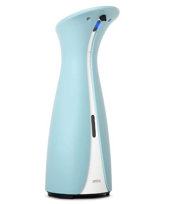 umbra 【日本代購】自動給皂機250ml /防水/電池式/廚房/浴室/廁所 ~ 藍色(智能洗手機)