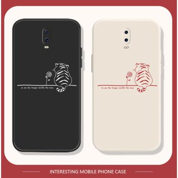 玫瑰老虎oppor17pro手機殼液態硅膠適用r15新款OPPOA9手機套r11情侶r9圖案plus高級a7超薄a92s女款k3男k1防摔