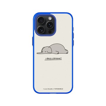 iPhone 15 Pro Max Clear 激光藍 - ilovedoodle (Lim Heng Swee) - Irrelephant 大象