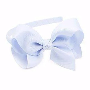 英國Ribbies 蝴蝶結髮圈-水藍
