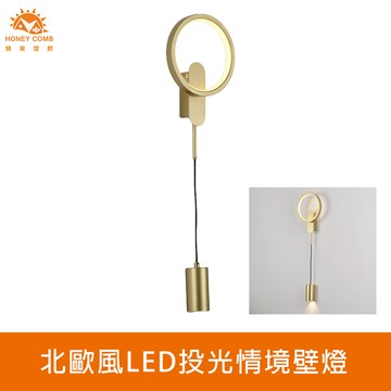 北歐風LED投光情境壁燈(FG030-0502)