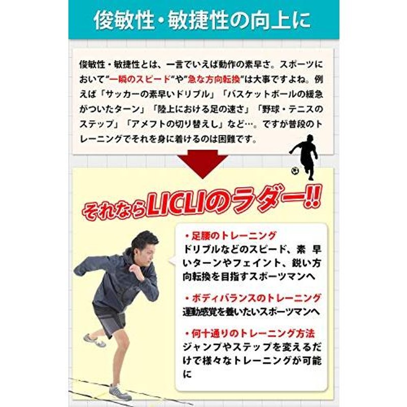 トレーニングラダー 7m サッカー 基礎トレーニング用品 カラー