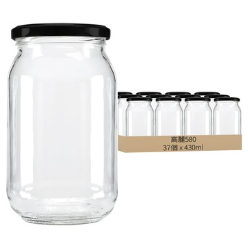 高麗580 多用途玻璃瓶  37個  430ml