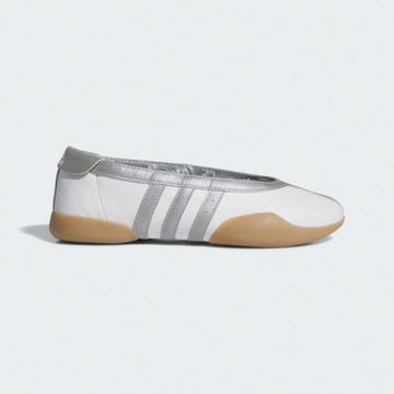 Adidas 愛迪達 Taekwondo Mei Ballet JQ6438 女 芭蕾風 休閒鞋 薄底 舒適 白 銀