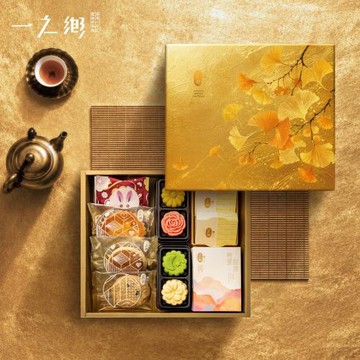 【一之鄉】【中秋禮盒】藏金杏福(A)(附提袋)