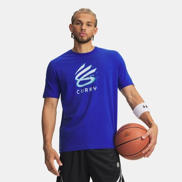 【UNDER ARMOUR】UA 男 Curry Splash Wdmrk 短袖T-Shirt 6011257-400