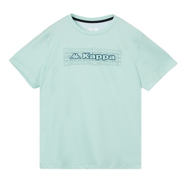 KAPPA義大利時尚女生短袖涼感圓領衫 粉綠 351W7ZWW5F