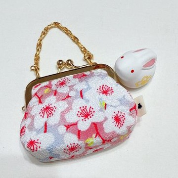 京都綾小路小型口金包(附金鍊)-櫻花(粉/藍/紫)