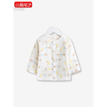 小兔宅子寶寶夏款純棉紗布睡衣新生兒空調房內衣嬰兒衣服上衣