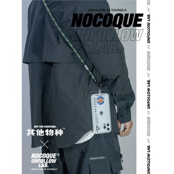 Nocoque全機種通用日系手機掛繩可斜挎單肩背帶粗繩結實耐用10MM