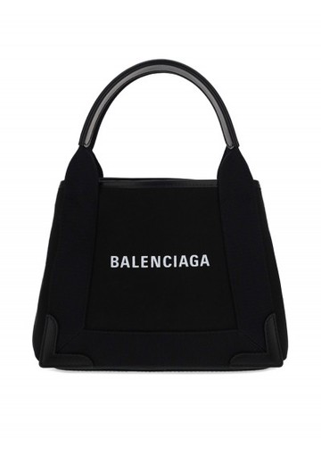 Balenciaga - Navy Cabas Xs Handbag - Womens - Black