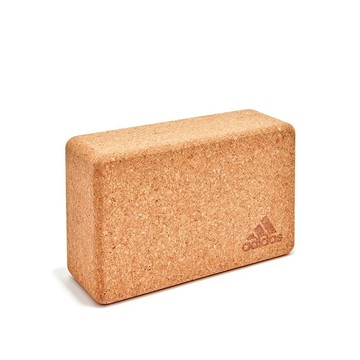 ADIDAS Training 高密度軟木瑜珈磚 天然環保實木 支撐舒緩 筋膜放鬆 ADYG-20102 【樂買網】