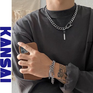 KANSAI 古巴歐美OT粗鍊 水鑽 手鍊 百搭 小眾 ⚡️新品優惠中