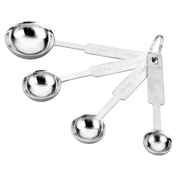 ibili 不鏽鋼量匙4件組  1組  13.3 x 4.3 x 2cm