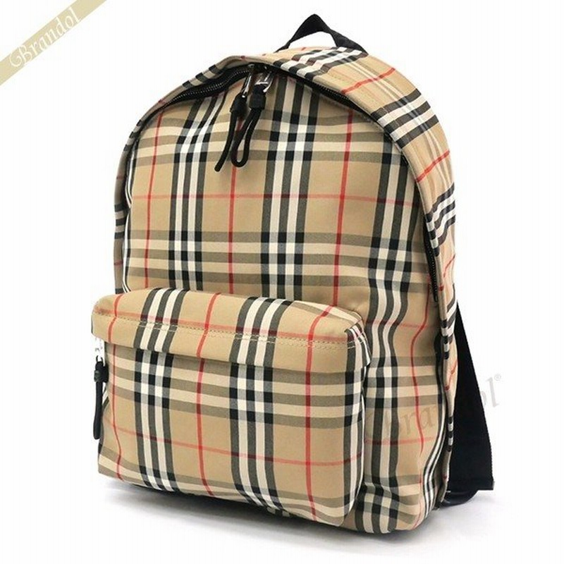 Burberry バーバリー メンズ レディース リュックサック ヴィンテージチェック バック ベージュ系 通販 Lineポイント最大get Lineショッピング