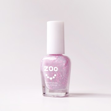 ZOO 兒童指甲油 公主洋裝 53俏皮迷你裙 2025改版新色 紫色系圓點亮片兒童生日禮物 女兒生日禮物 幼稚園生日禮物