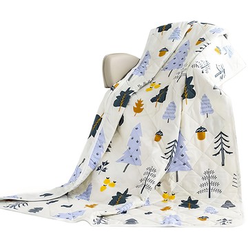 Blue Cat 藍貓 石墨烯涼被 3M吸濕排汗加工處理 超細纖維  200 x 150cm  秘密森林