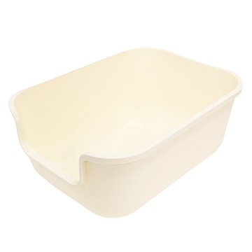 Kangjipsa 貓砂盆  象牙白色  中大型 58 x 44 x 25cm  1個