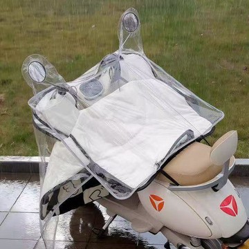 新款【upton】電動車防雨罩全罩柔軟擋風防雨防水電動摩托車專用防暴雨一體通用