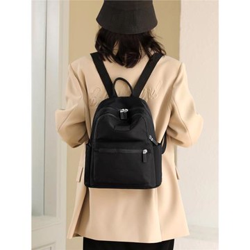 牛津布雙肩包女2025新款韓版輕便女包尼龍帆布休閑百搭時尚小背包