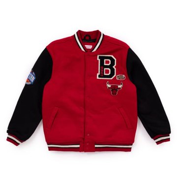 M&N TEAM LEGACY VARSITY JACKET 棒球外套 公牛隊 -OJBF5521-CBUYYPPPDRBK