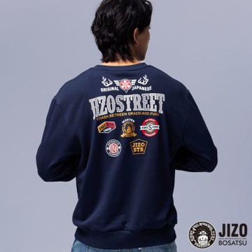 地藏小王 BLUE WAY – 多元素標章長TEE(丈青)