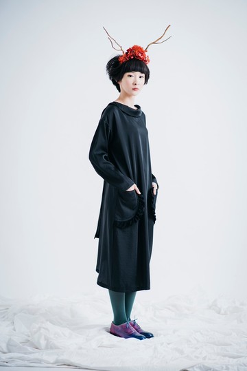 moi non plus 黑色熱帶魚洋裝