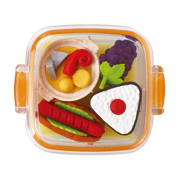 方盒橡皮擦組/日式午餐 IWKO:ER-981059