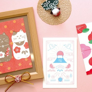 【JAFN】台灣現貨🔥日本 古川紙工 明信片 復古印刷 冬季限定