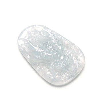 冰種翡翠霸王龍牌 | 天然緬甸玉翡翠A貨 | 送禮