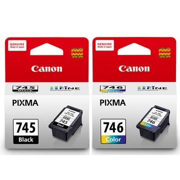 Canon PG-745+CL-746 原廠墨水組 (1黑1彩)(適用：MG2470/MG2570/MG3070/MG3077/TS3170/MX497/IP2870/TR4670)
