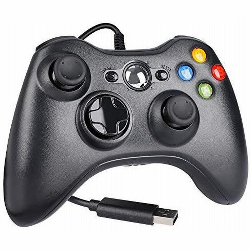 Weicheng Xbox 360コントローラー有線ゲームパッド Usbゲームジョイスティック 有線ゲームコントローラー Pc ノートパソコン Win 通販 Lineポイント最大get Lineショッピング