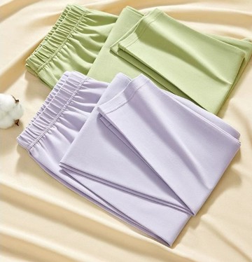 打底棉毛褲線褲加肥加大碼純棉秋褲女薄款胖mm全棉保暖秋冬