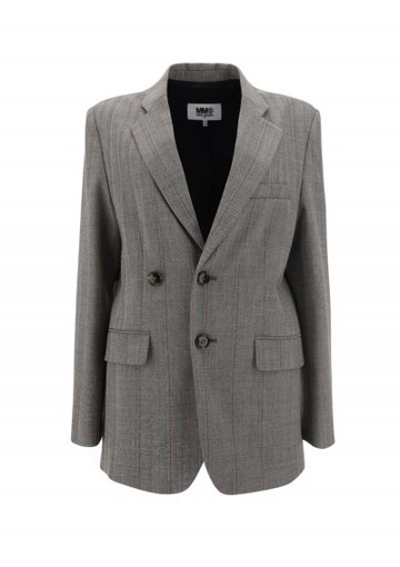 Mm6 - Blazer Jacket - Womens - Grey