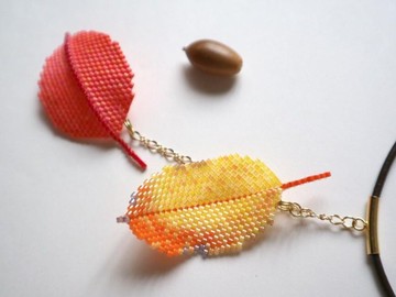 秋季櫻花項鍊 黃葉 葉子 真秋葉 楓樹 七彩黃橙森林 雜樹 森林 Sakura Sakura Pendant Landscape Landscape Travel Chidorigafuchi Tokyo