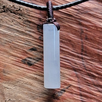 翡翠吊飾-「無事柱」 -天然翡翠緬甸玉A貨