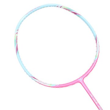 VICTOR 馭羽球拍-羽毛球 球拍 空拍 訓練 勝利 DX-6SP-QM 淺藍桃紅白