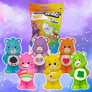 【日系報馬仔】CareBears 愛心小熊 紓壓捏捏 盲袋 1入 款式隨機出 盲抽 玩偶 玩具 愛心熊 DS030104