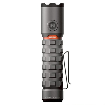 NEBO Torchy2K掌上型手電筒 2000流明 USB充電 IPX6防水 磁吸式充電 航空級鋁合金  1個  Black