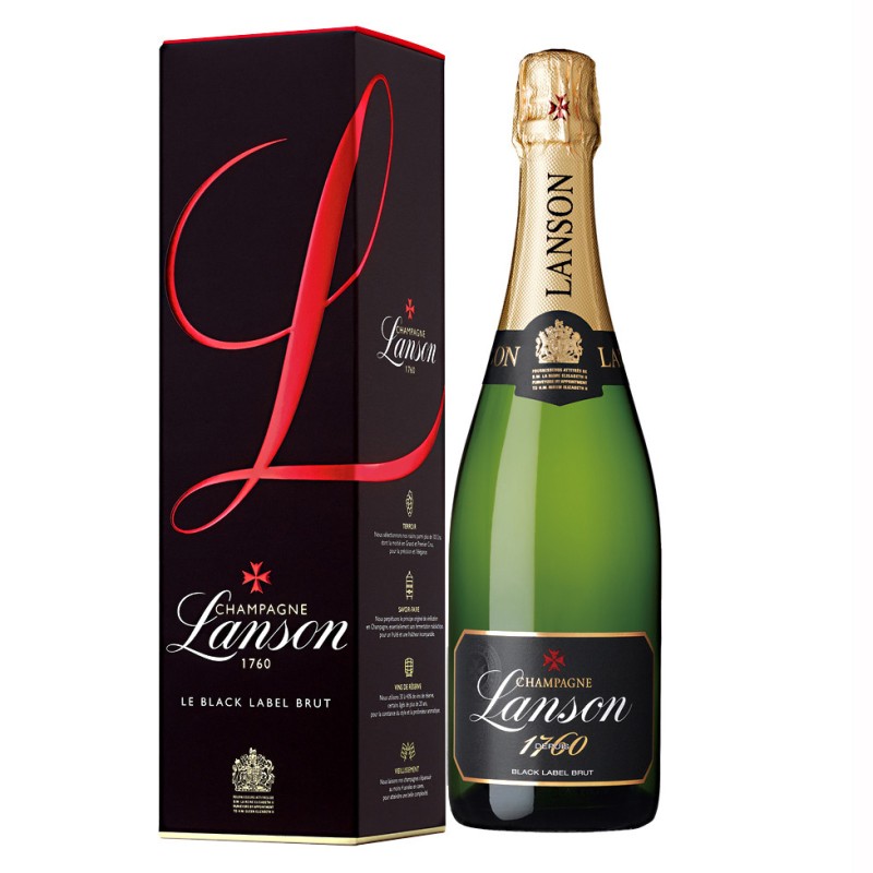 Lanson ランソン ブラックラベル ブリュット | LINEショッピング