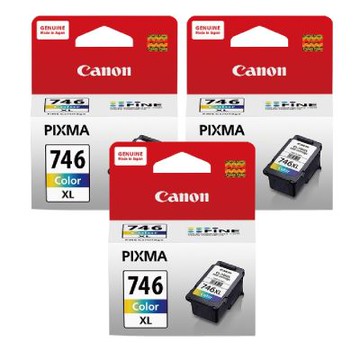 CANON CL-746XL 彩色3入超值組 高容量 原廠墨水匣
